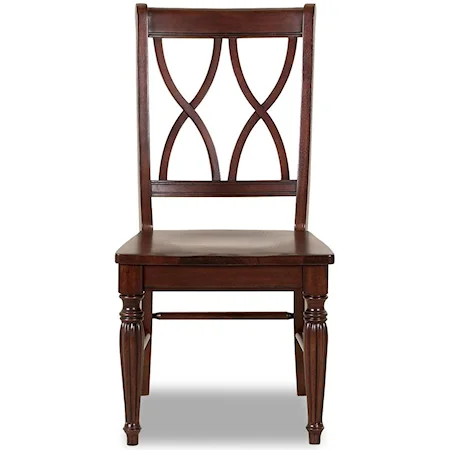 Double X-Back Dining Room Chair